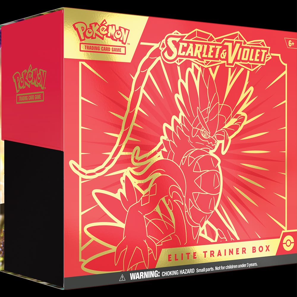 Koraidon Elite Trainer Box — Scarlet & Violet Pokémon card front