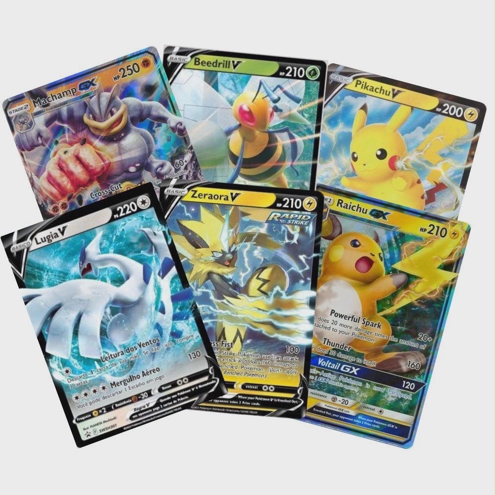 GX & V Trio Bundle — Machamp GX, Lugia V, Raichu GX Pokémon card front