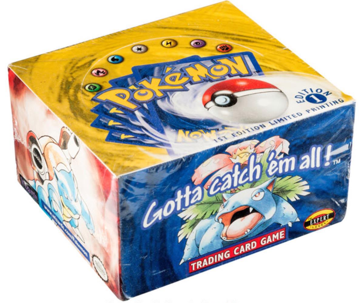 1st Edition Base Set Booster Box — Heritage Grade Pokémon card front