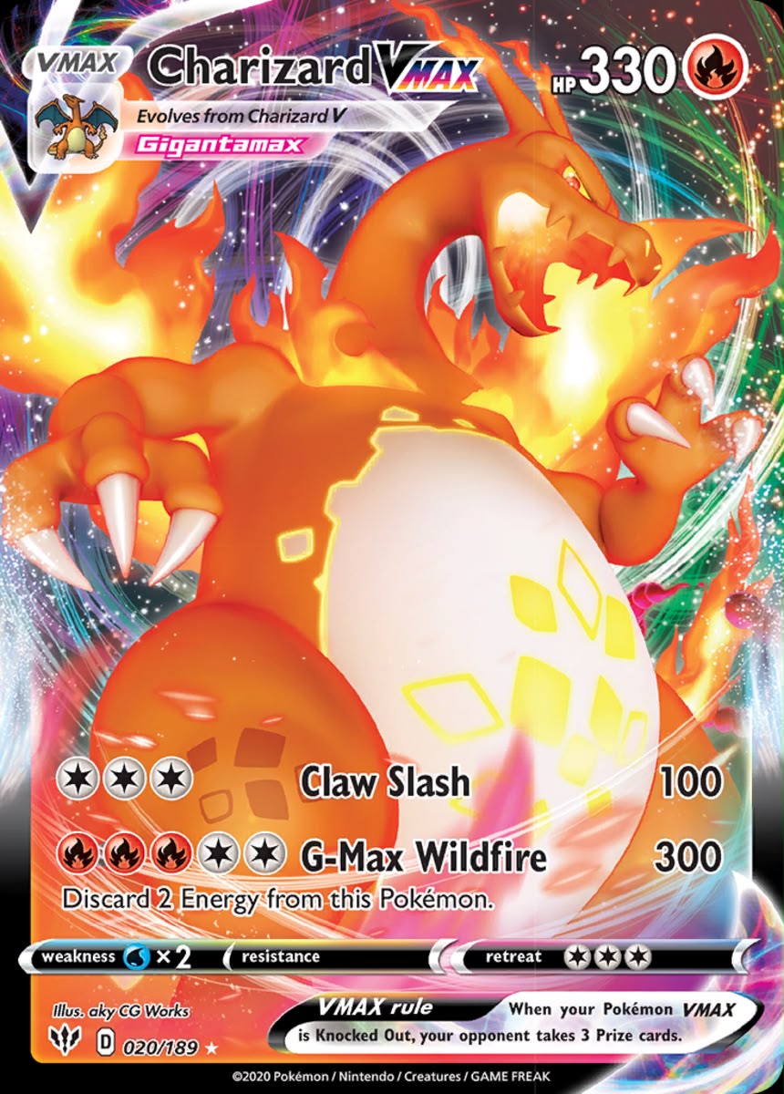 Charizard VMAX Gigantamax Pokémon card front