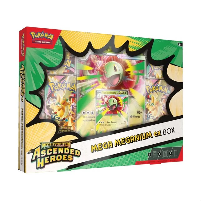 Mega Meganium ex Box — Ascended Heroes Pokémon card front