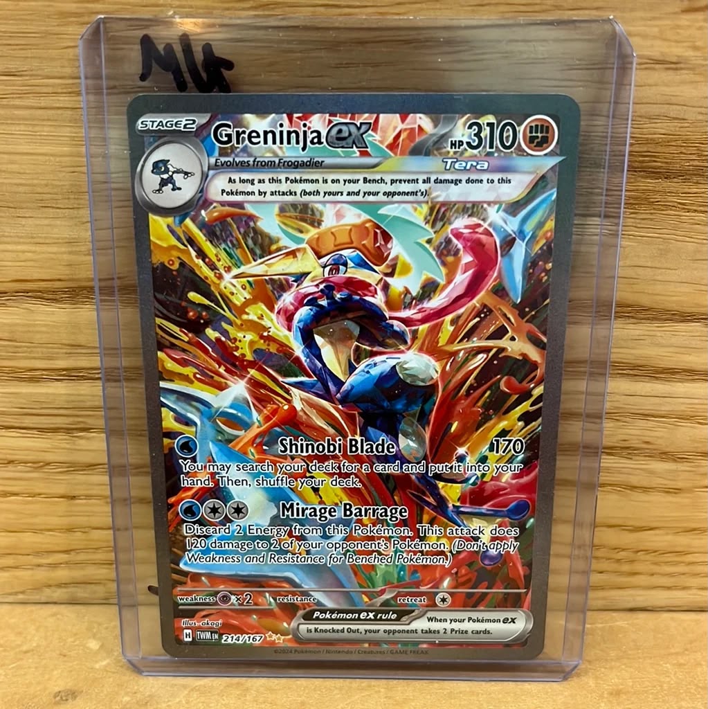 Tera Greninja ex — Toploaded Near Mint Pokémon card front