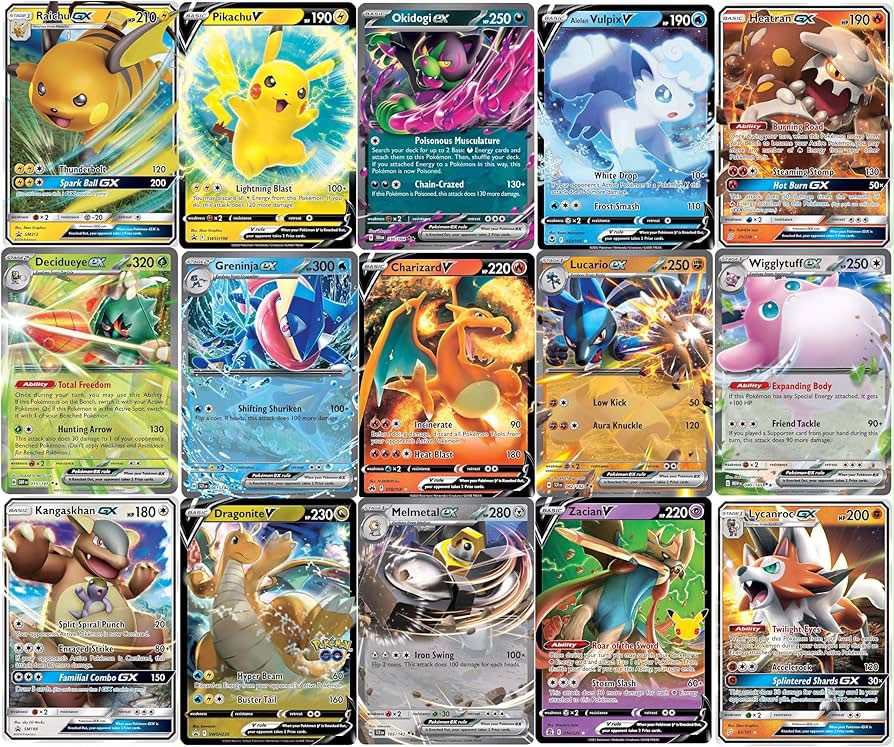 Modern Ultra Rare Collector Grid Lot Pokémon card front
